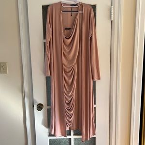 Adorable Boohoo Maternity Dress - Dusty Rose